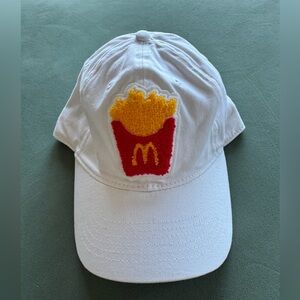 White Cap with McDonald's French Fries Patch